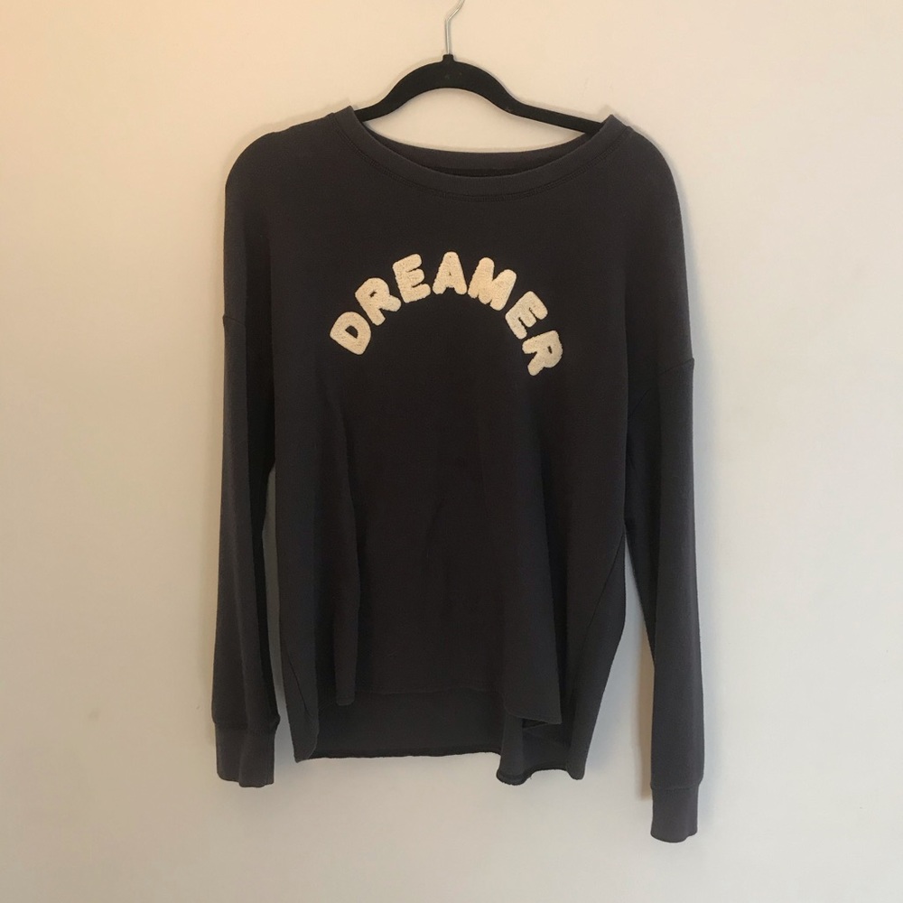 navy, long sleeve shirt